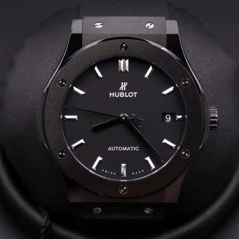 hublot black magic classic fusion price|Hublot classic fusion titanium price.